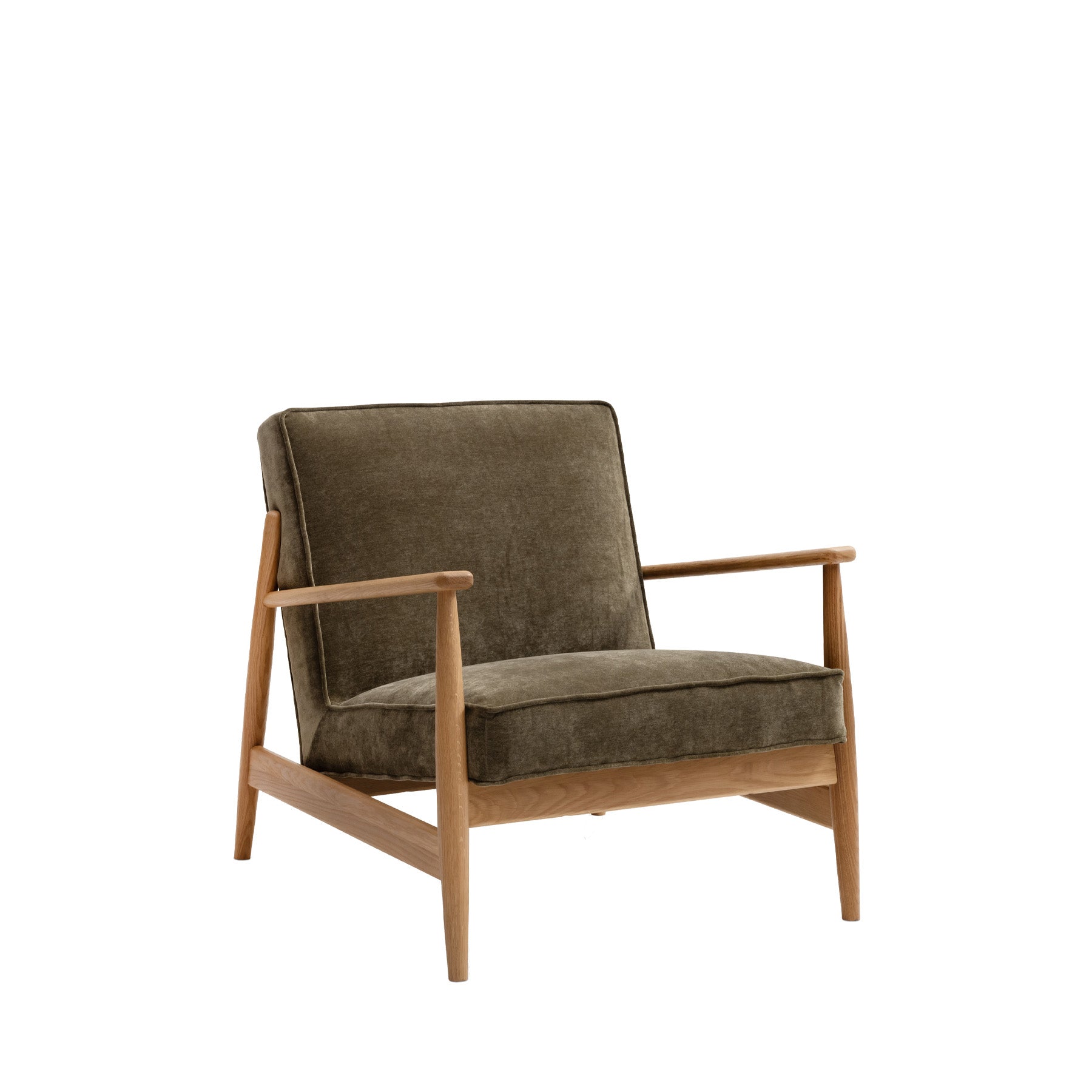 Arna Lounge Chair - Olive – The Modern