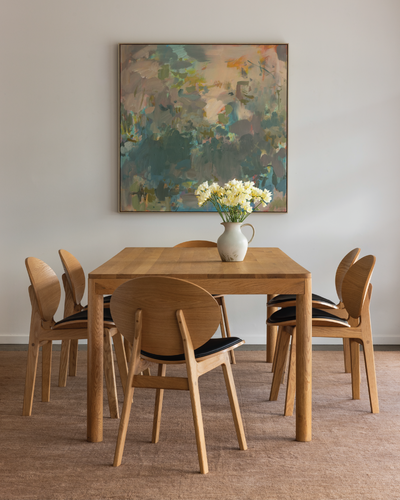 Arna 04 Dining Chair - Black Leather
