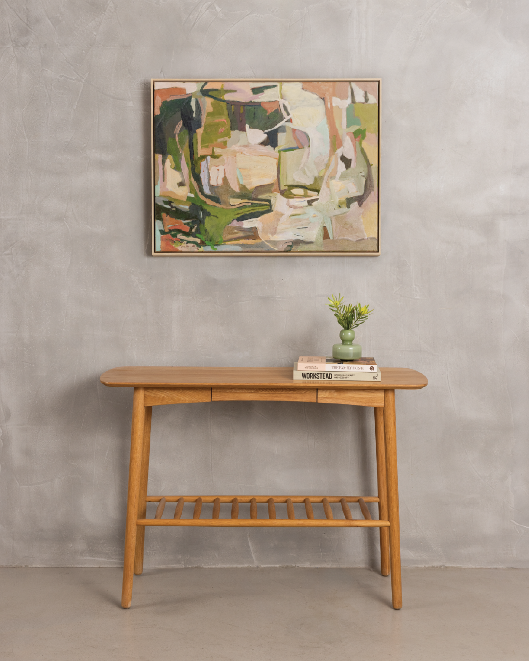 Arna Solid Oak Console Table