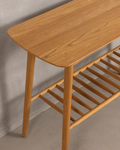 Arna Oiled Oak Console Table