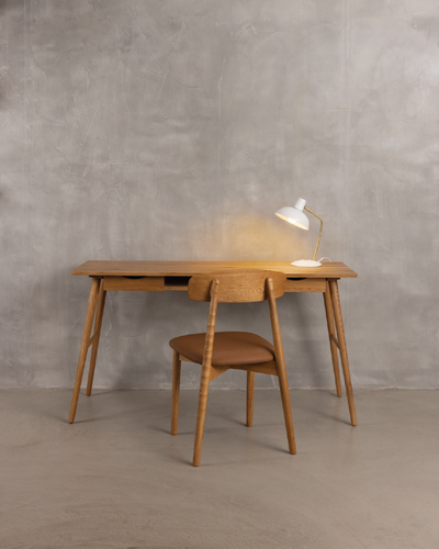 Arna Oiled Oak Writers Desk