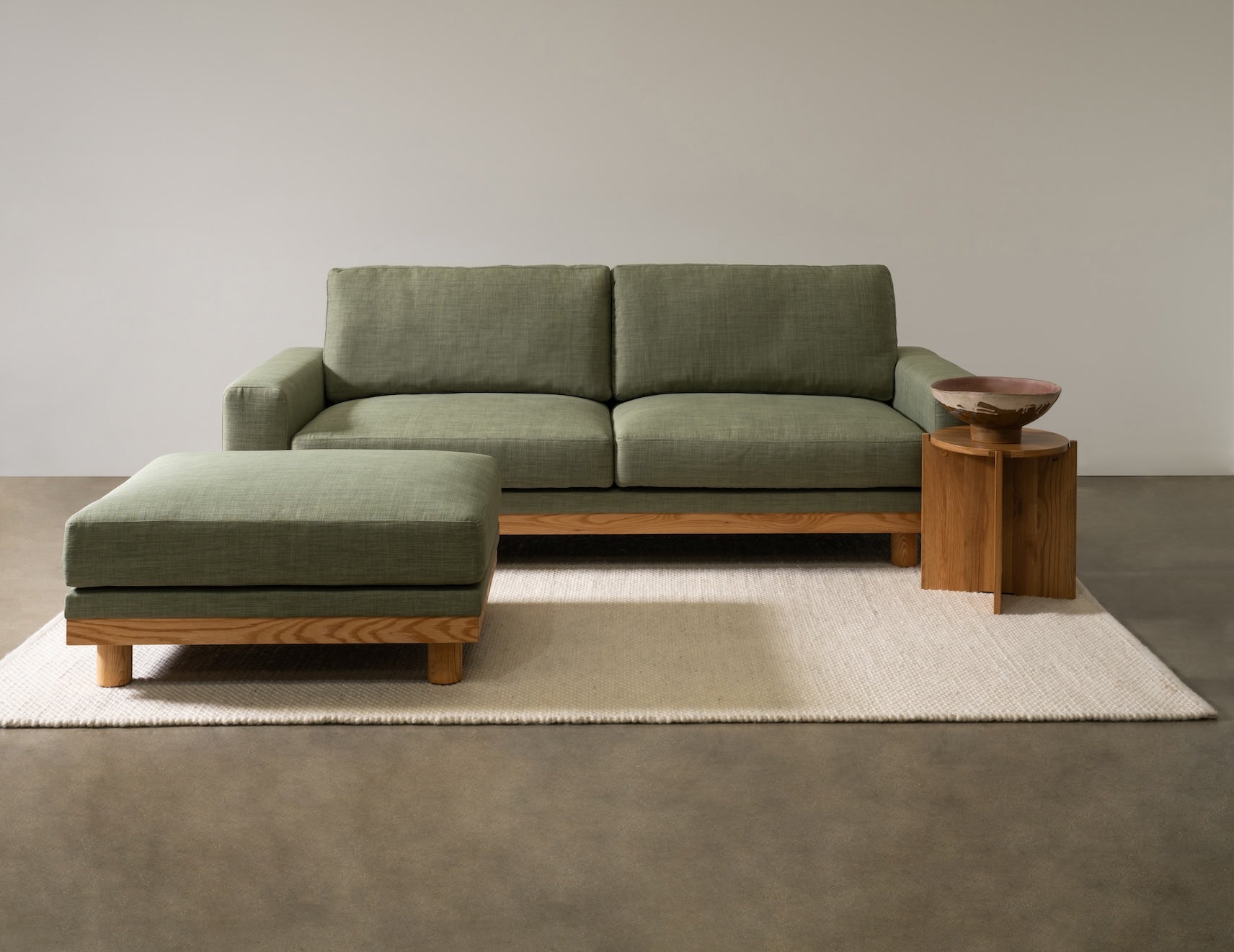 Metsa 3 Seat Sofa Sage Green