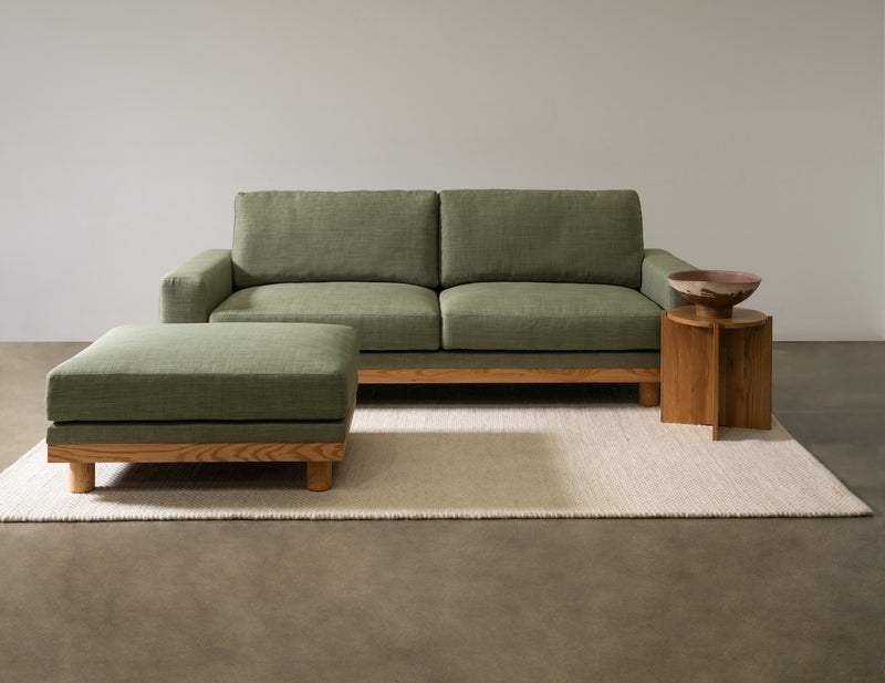 Metsa 3 Seat Sofa - Sage Green