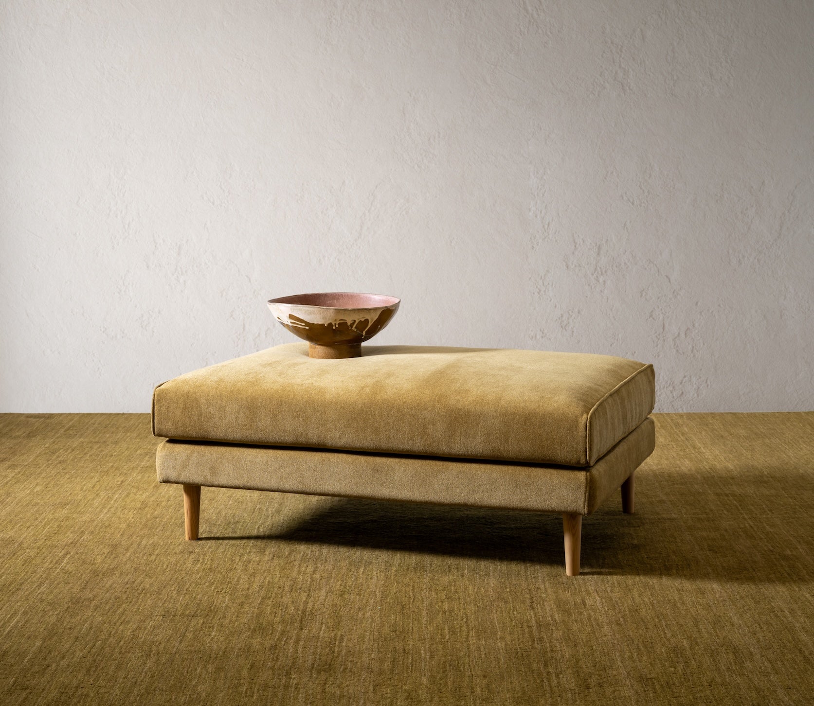 Narvik Ottoman Large Butterscotch Upholstery
