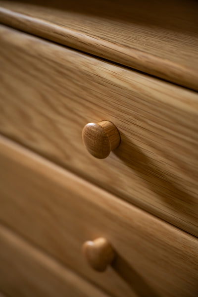 Cabinet with Drawers - Oak