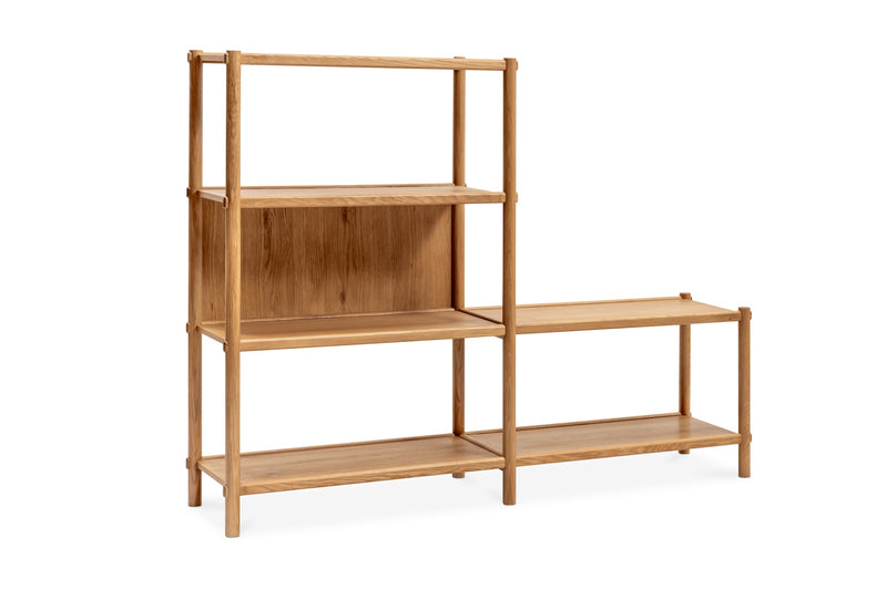 Arna Oak Oiled High Bookcase