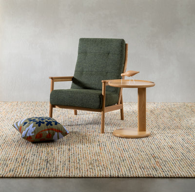 Komfort Elm Lounge Chair - Forest Green