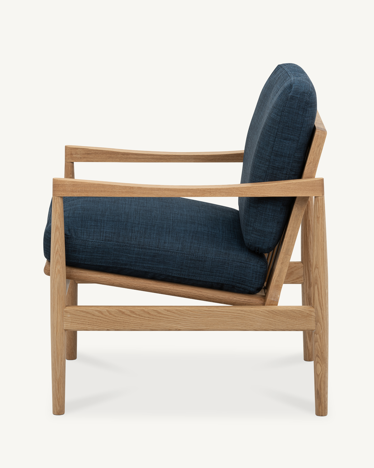 Den Armchair - Oak & Fabric