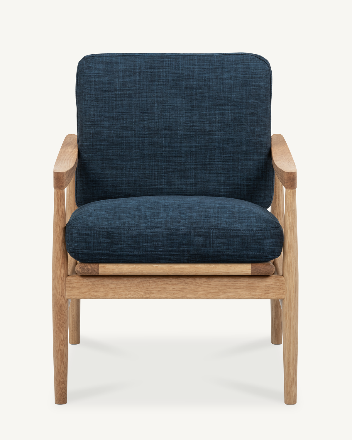 Den Armchair - Oak & Fabric