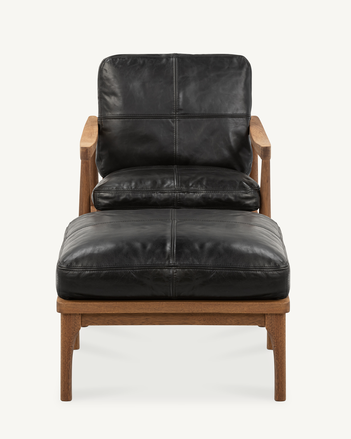 Den Armchair - Walnut & Leather