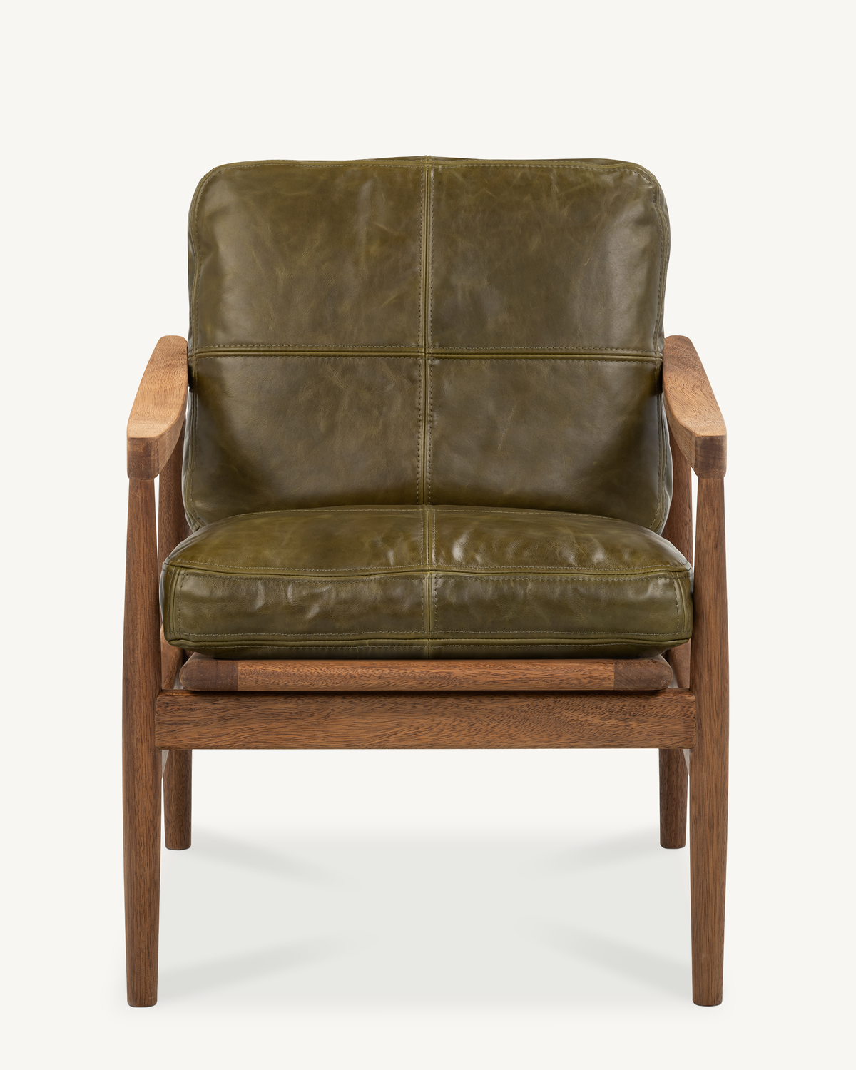 Den Armchair - Walnut & Leather