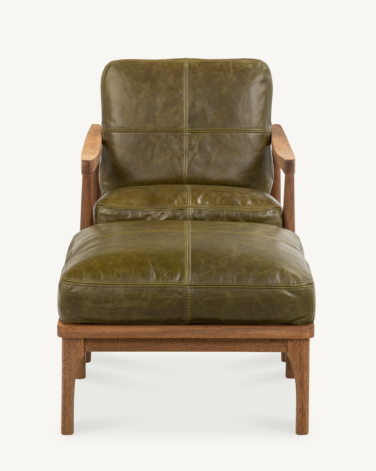 Den Armchair - Walnut & Leather
