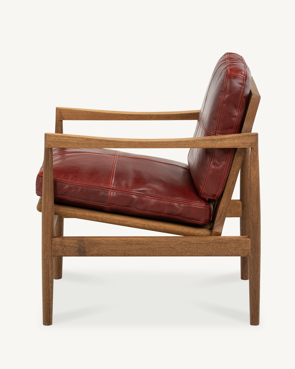 Den Armchair - Walnut & Leather
