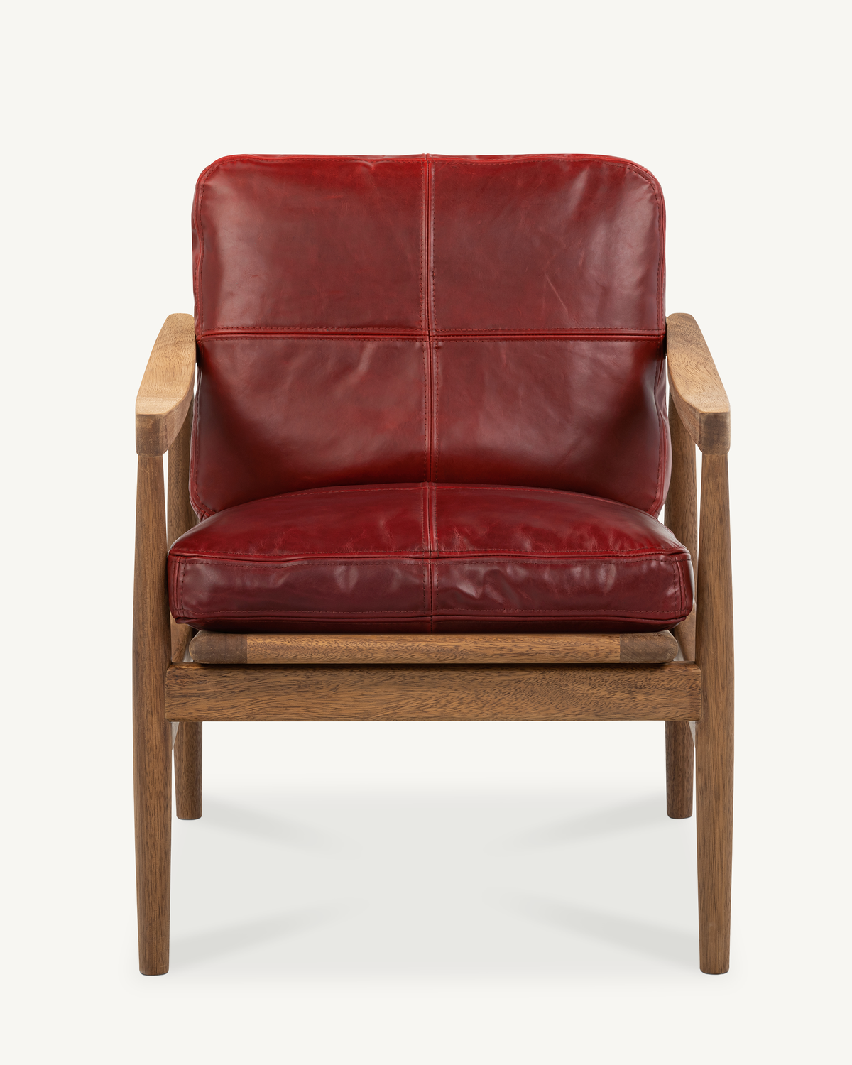Den Armchair - Walnut & Leather