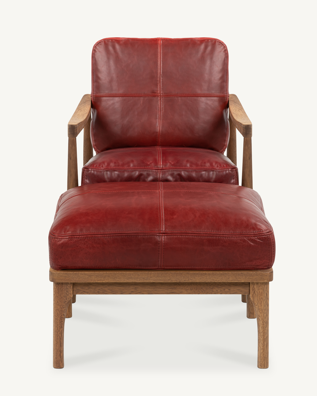 Den Armchair - Walnut & Leather