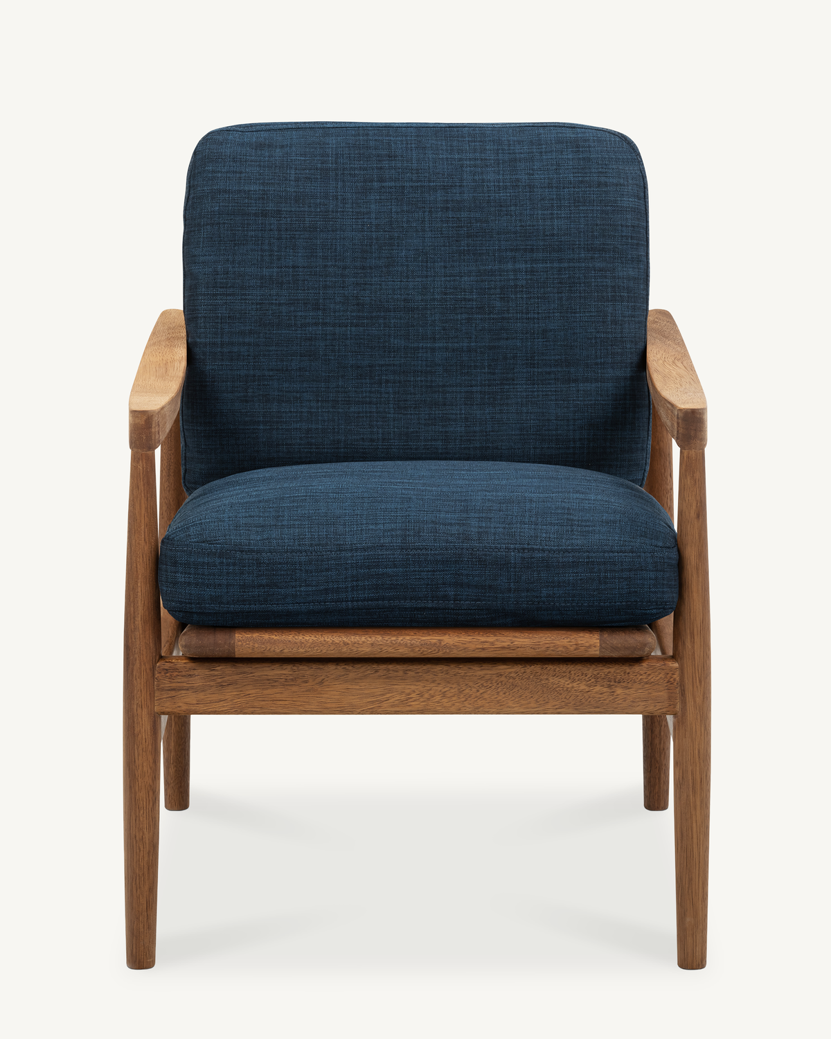 Den Armchair - Walnut & Fabric