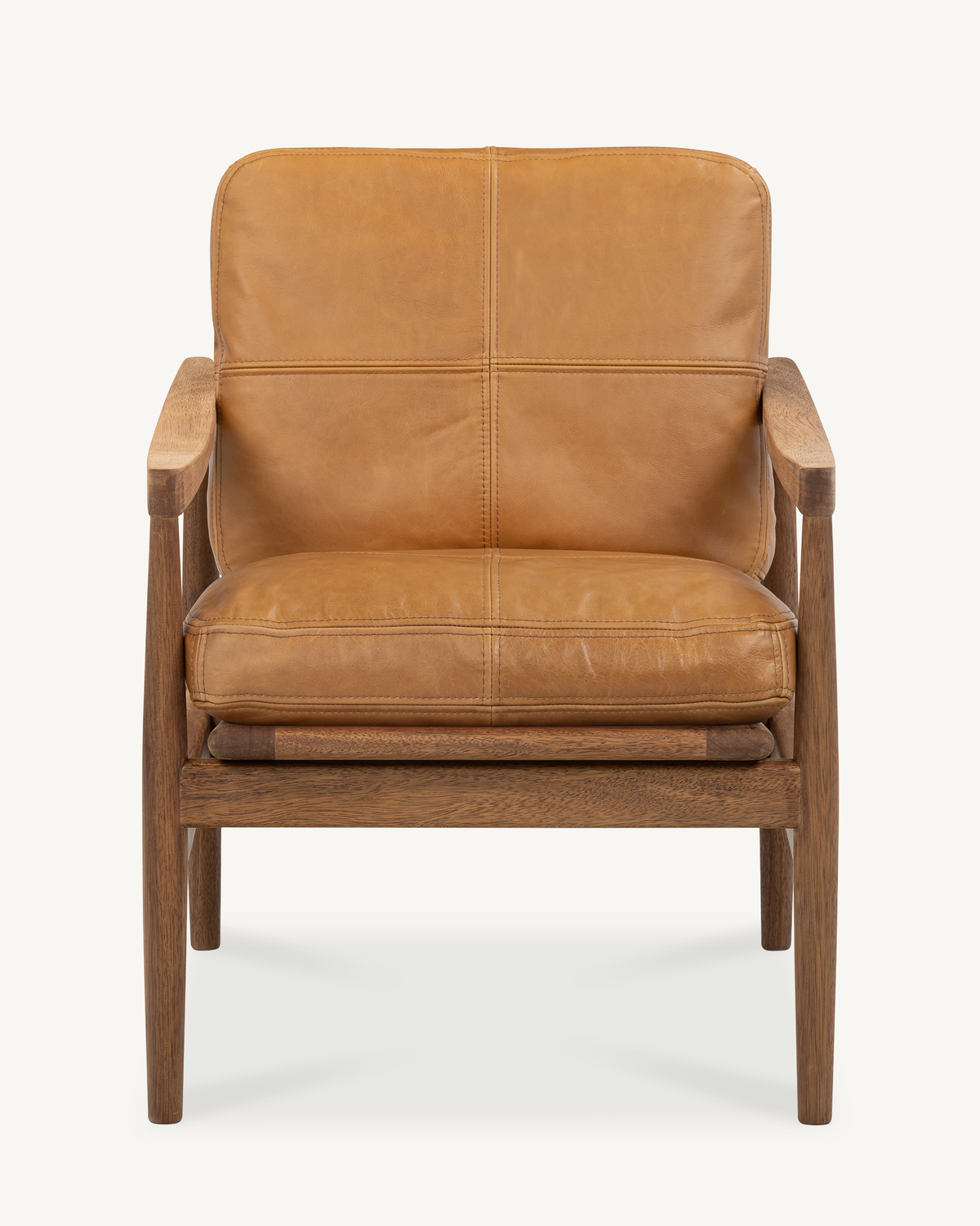 Den Armchair - Walnut & Leather
