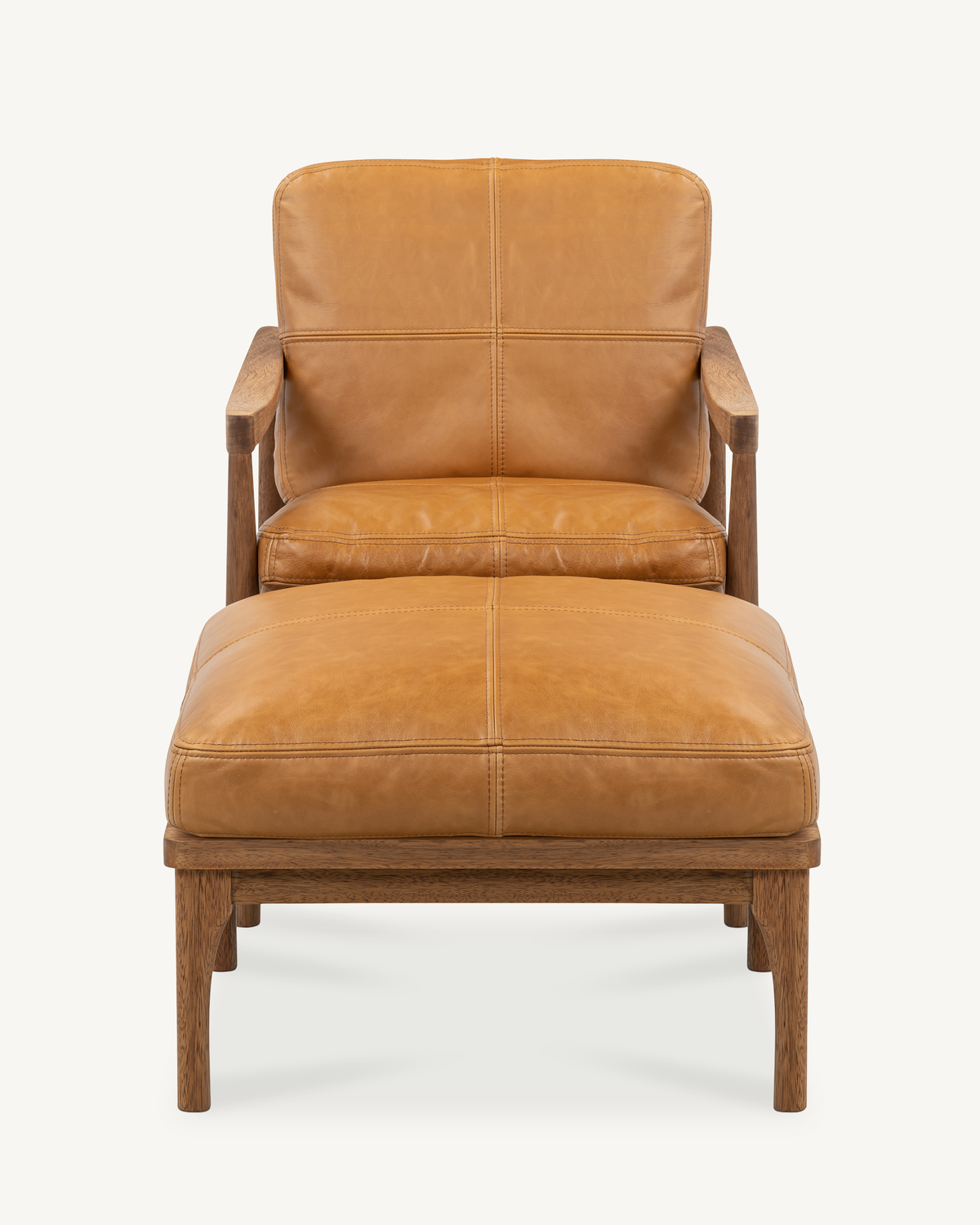 Den Armchair - Walnut & Leather