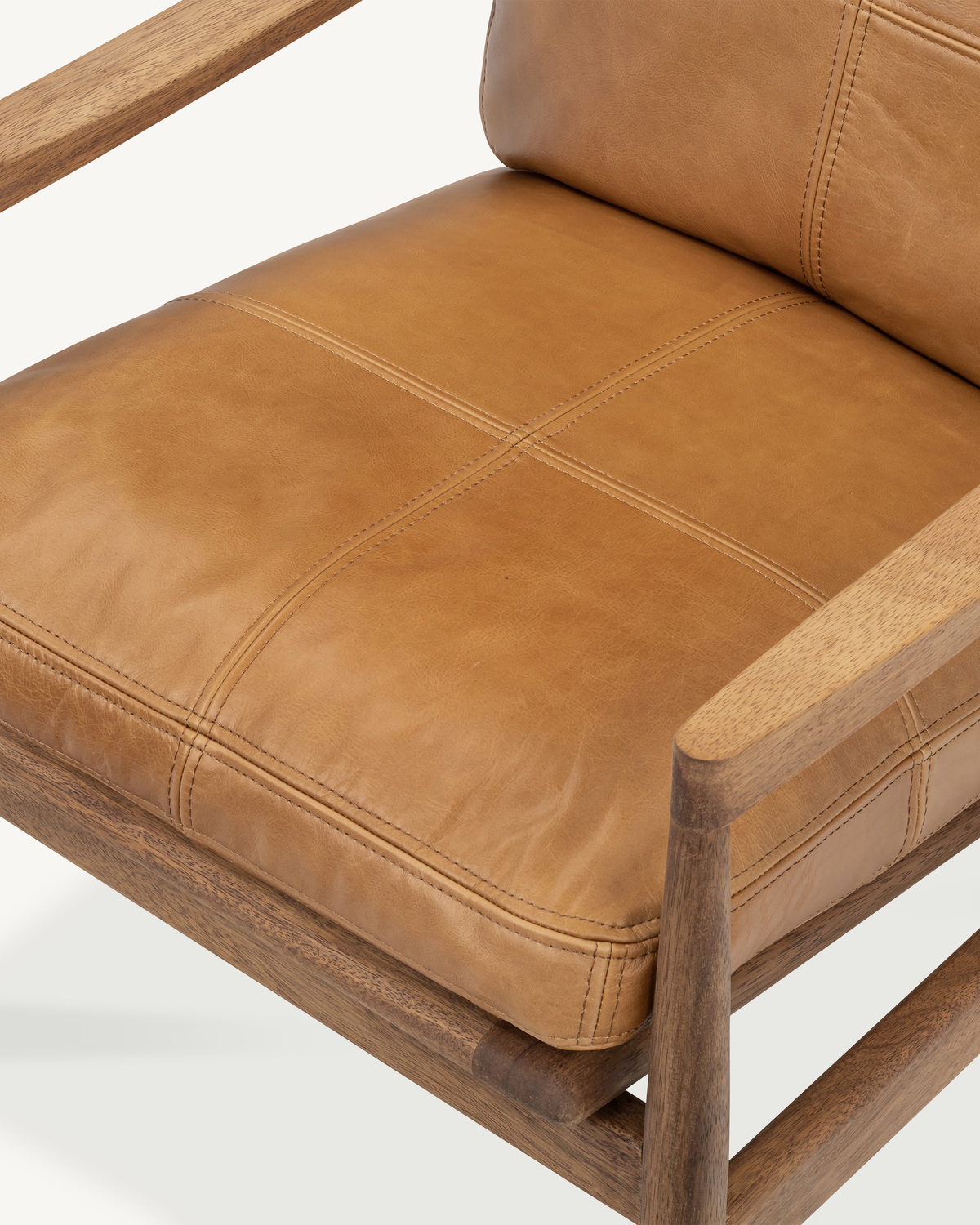 Den Armchair - Walnut & Leather