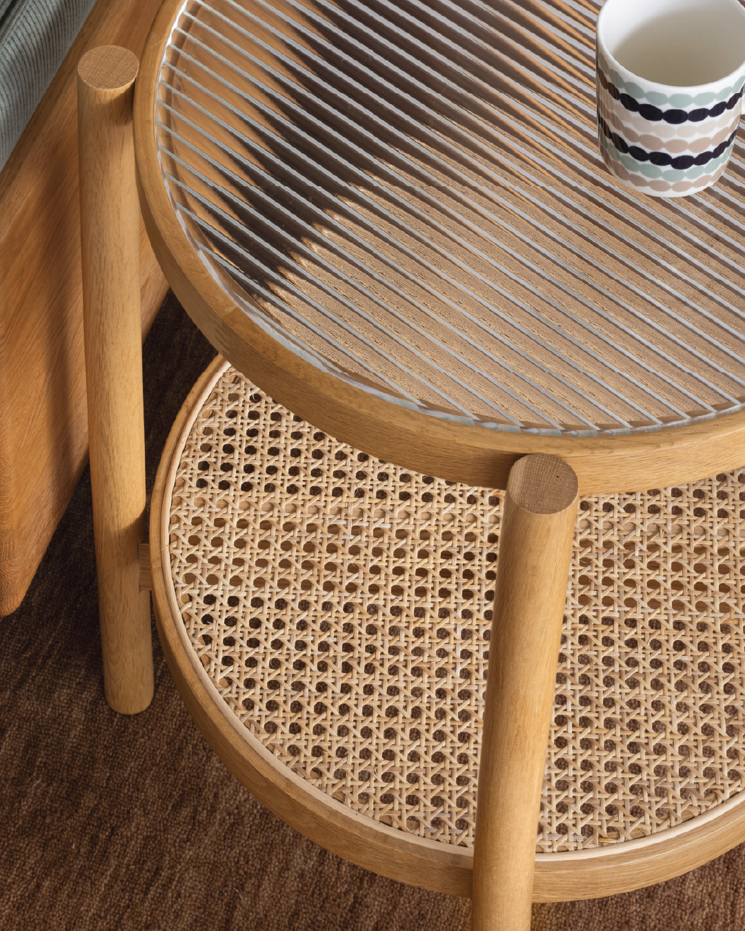 Forest Round Rattan Side Table