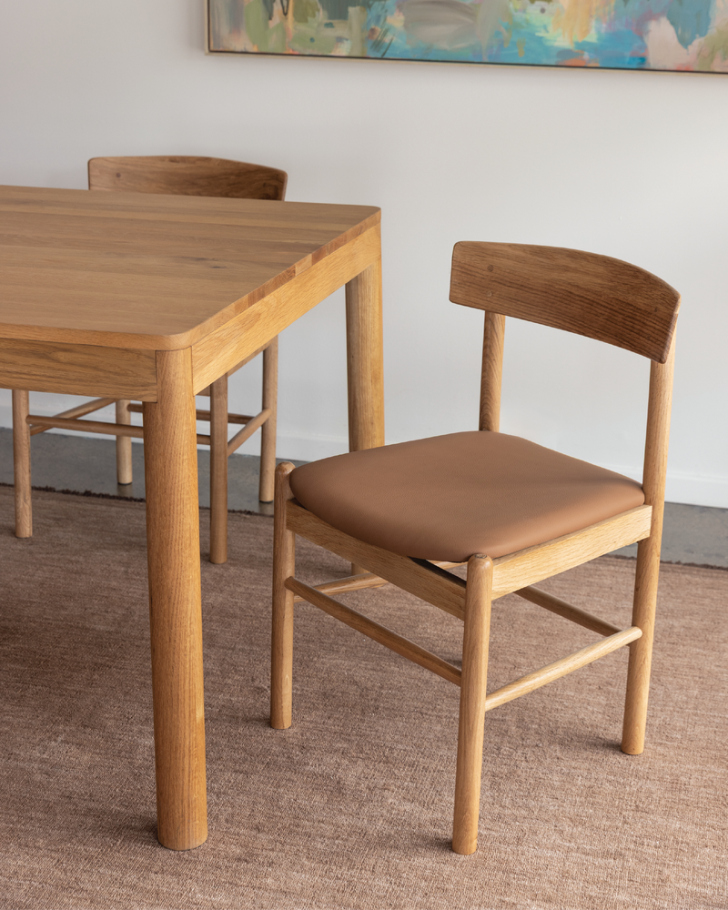 Forest 02 Dining Chair - Cognac Leather