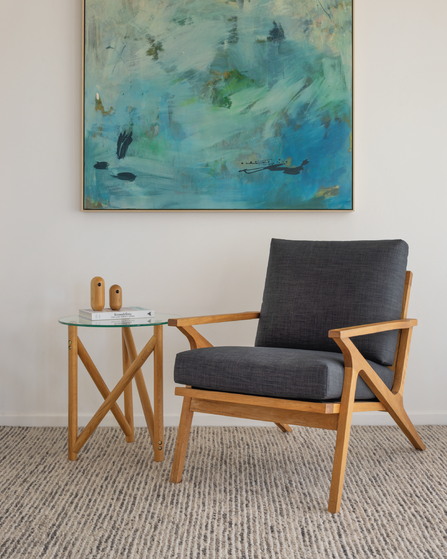 Forest Glass Side Table