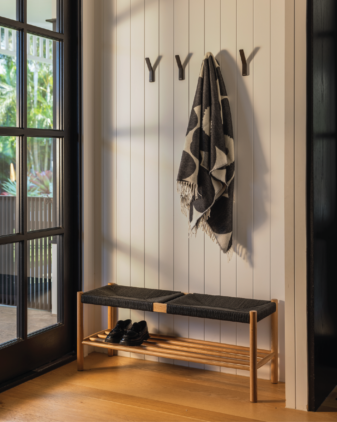 Forest Paper Cord Bench