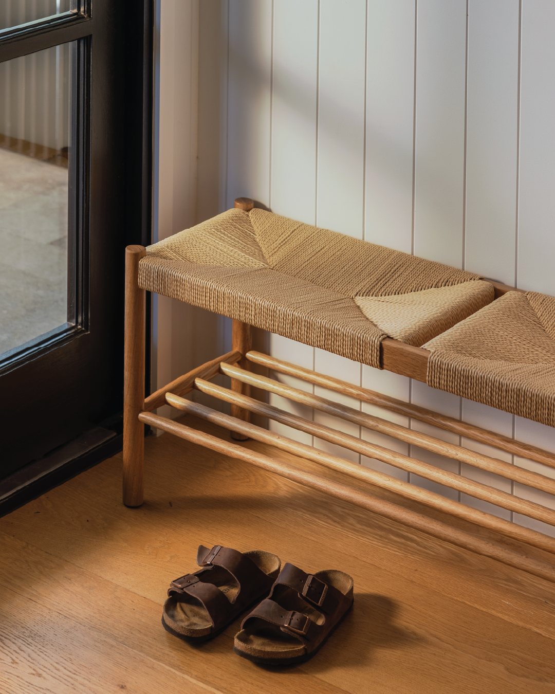 Forest Paper Cord Bench