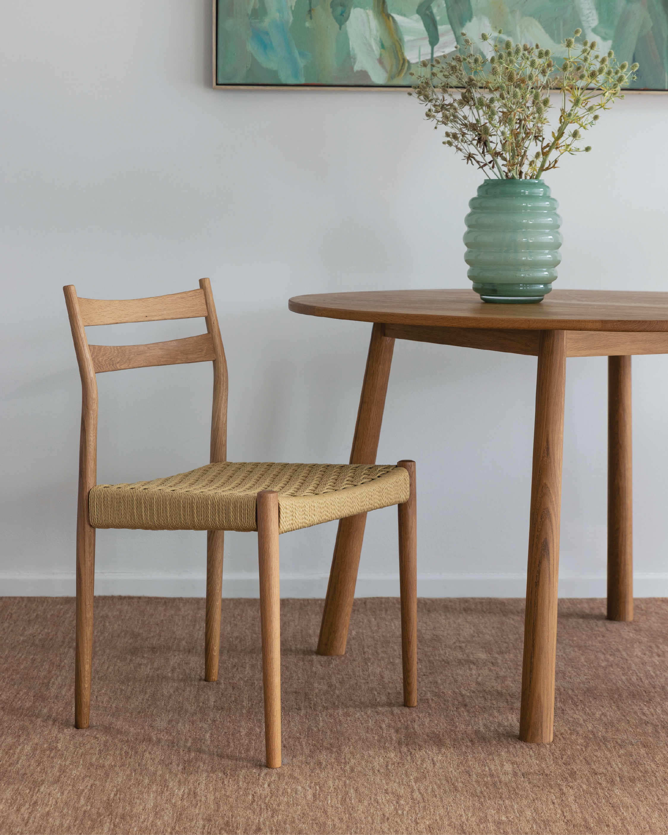 Forest Paper Cord Dining Chair
