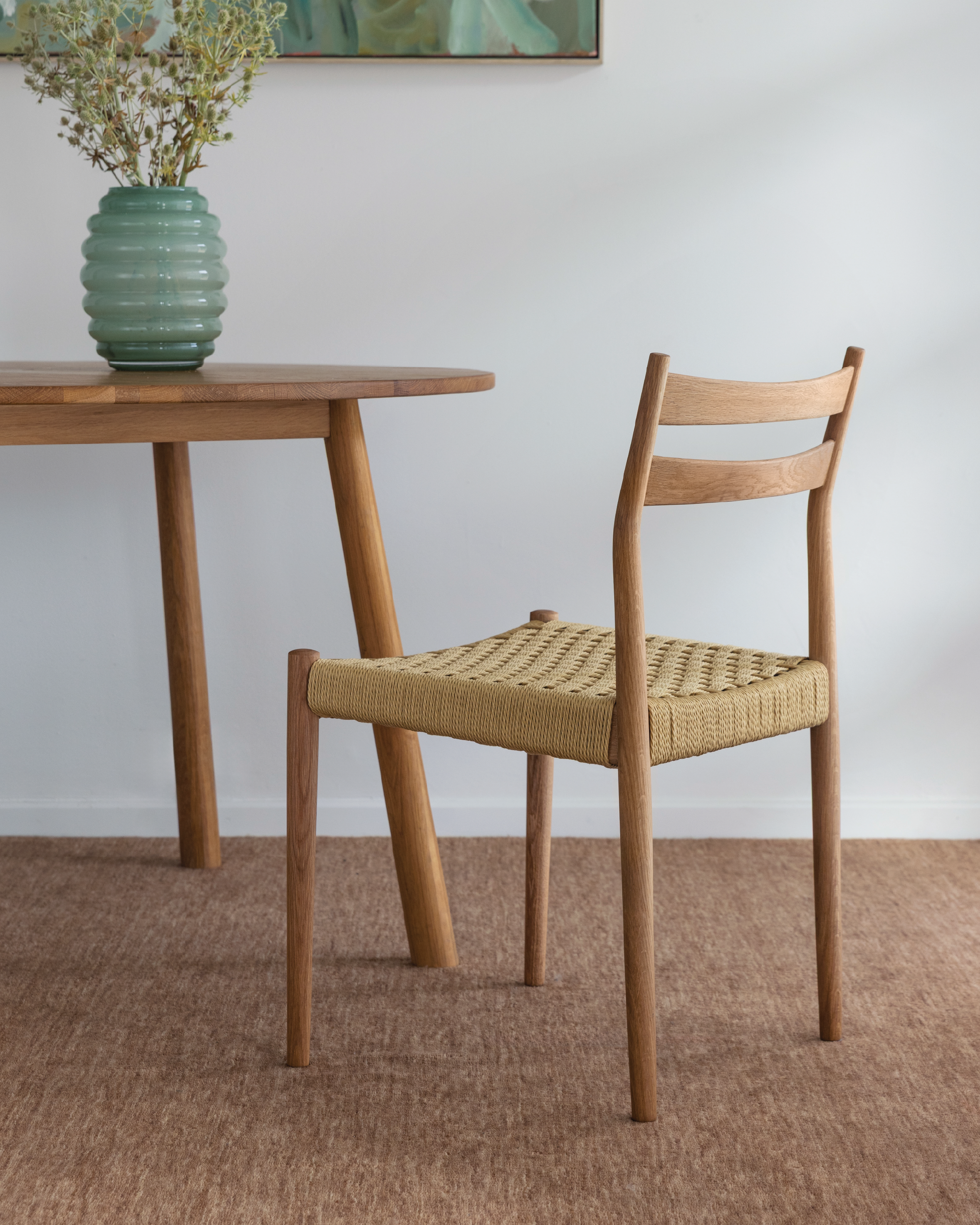 Forest Paper Cord Dining Chair