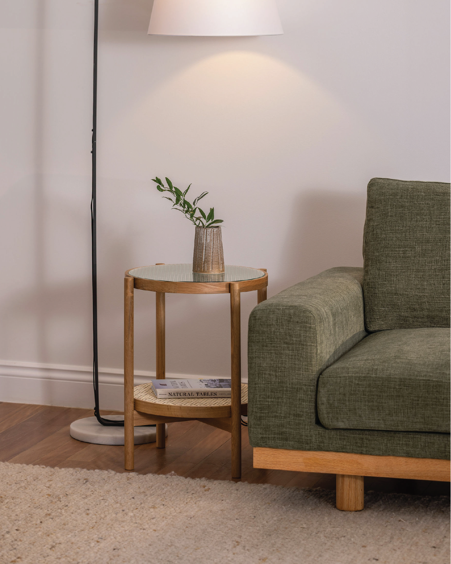 Forest Round Rattan Side Table