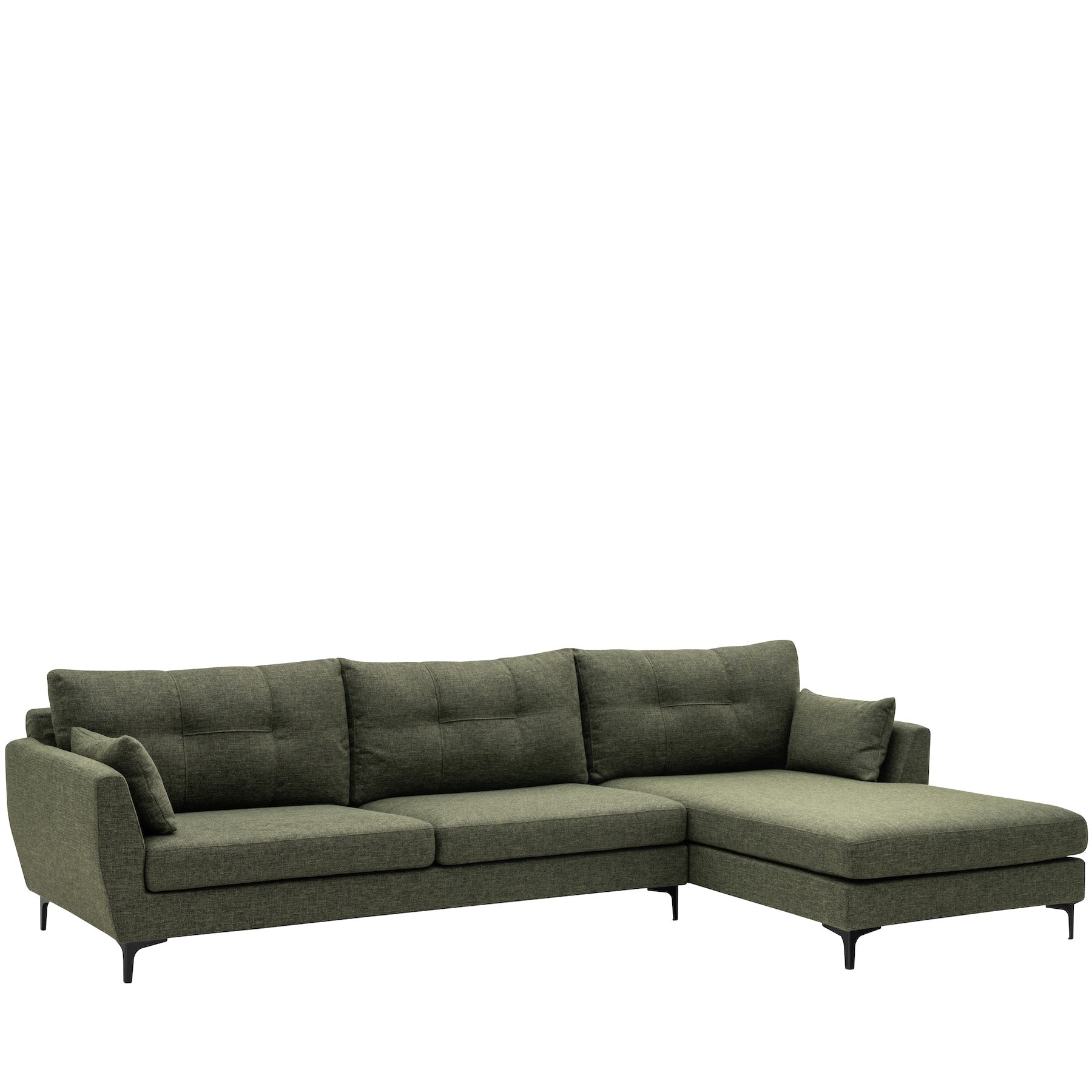 Halmstad Sofa Combination Left Chaise Forest Green