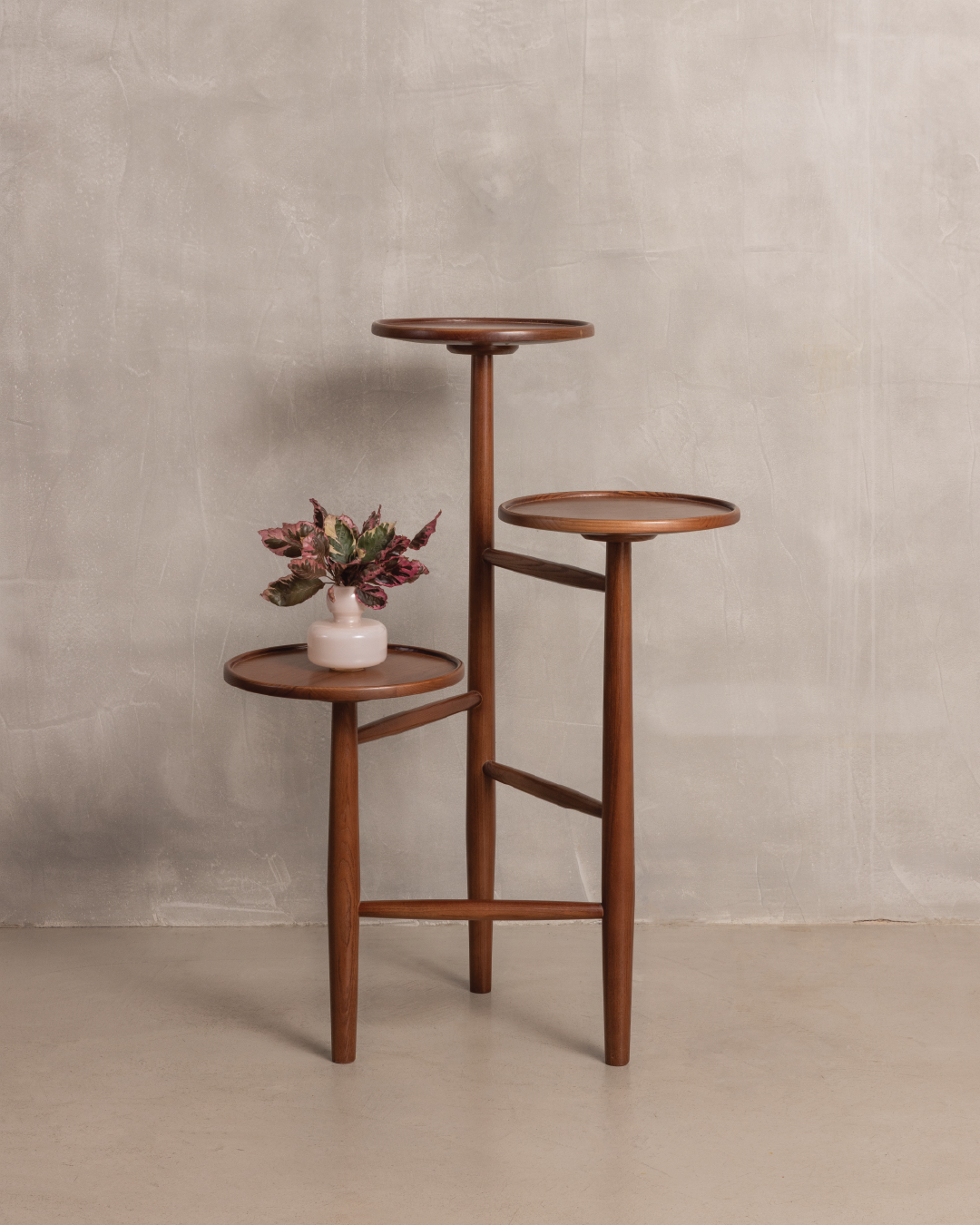 Hamar Plant Stand - Ash Walnut