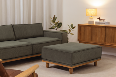 Norrsken Ottoman - Eucalyptus