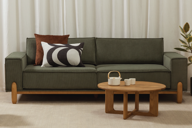 Arke Round Coffee Table - Oak