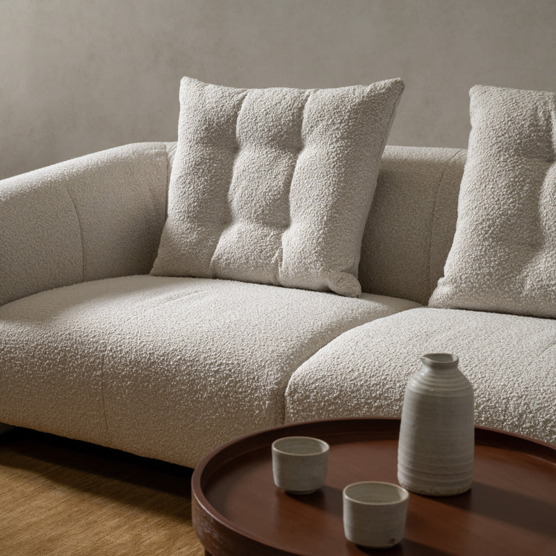 Kurva Sofa 3 Seat - Alabaster