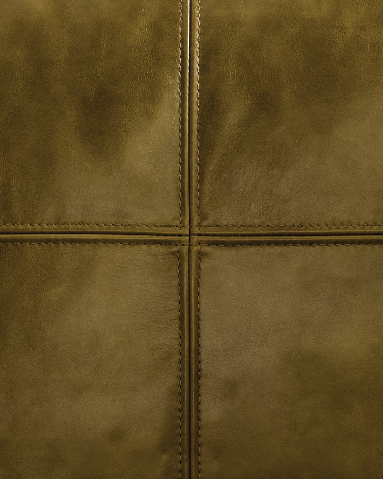 Map 2 Seat Sofa - Oak & Leather