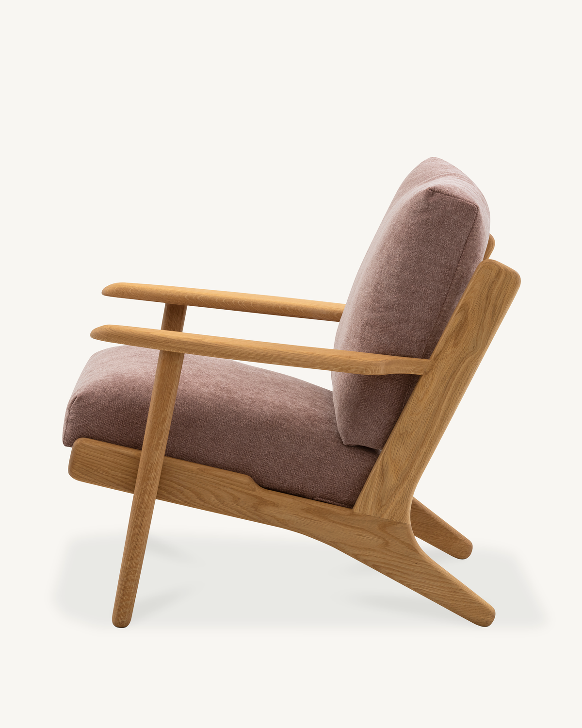 Map Armchair - Oak & Fabric