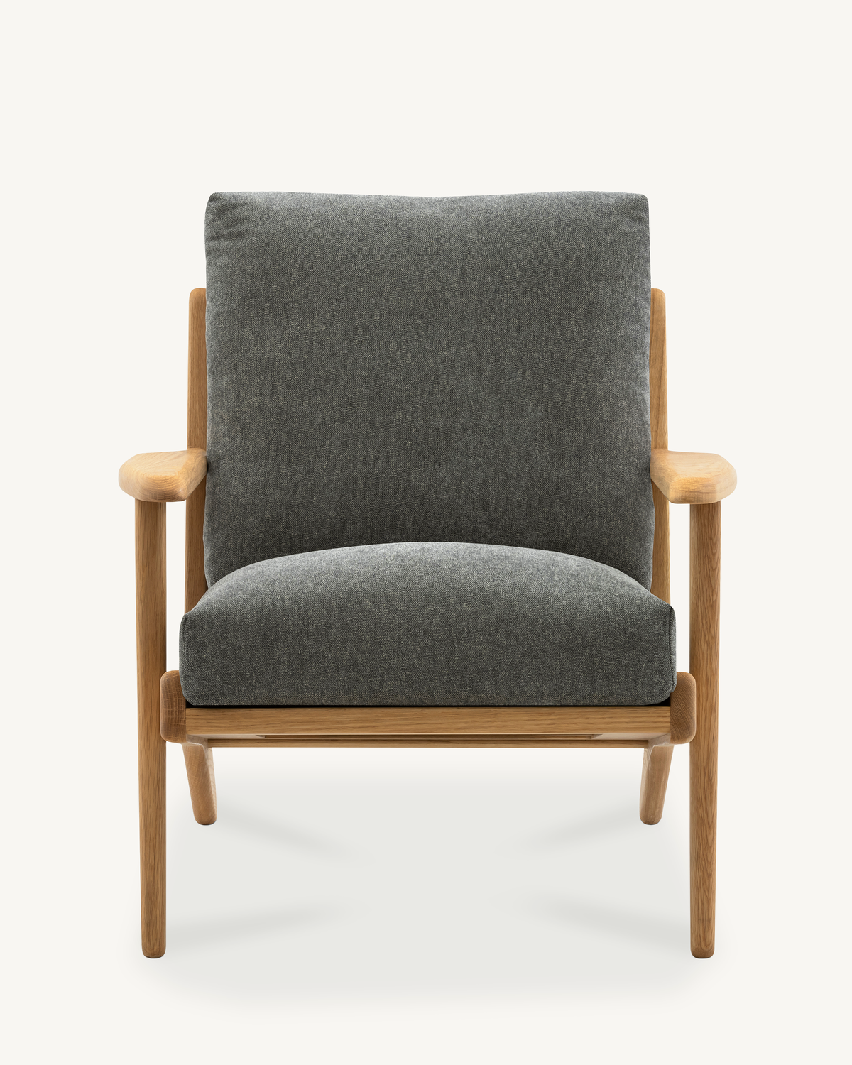 Map Armchair - Oak & Fabric