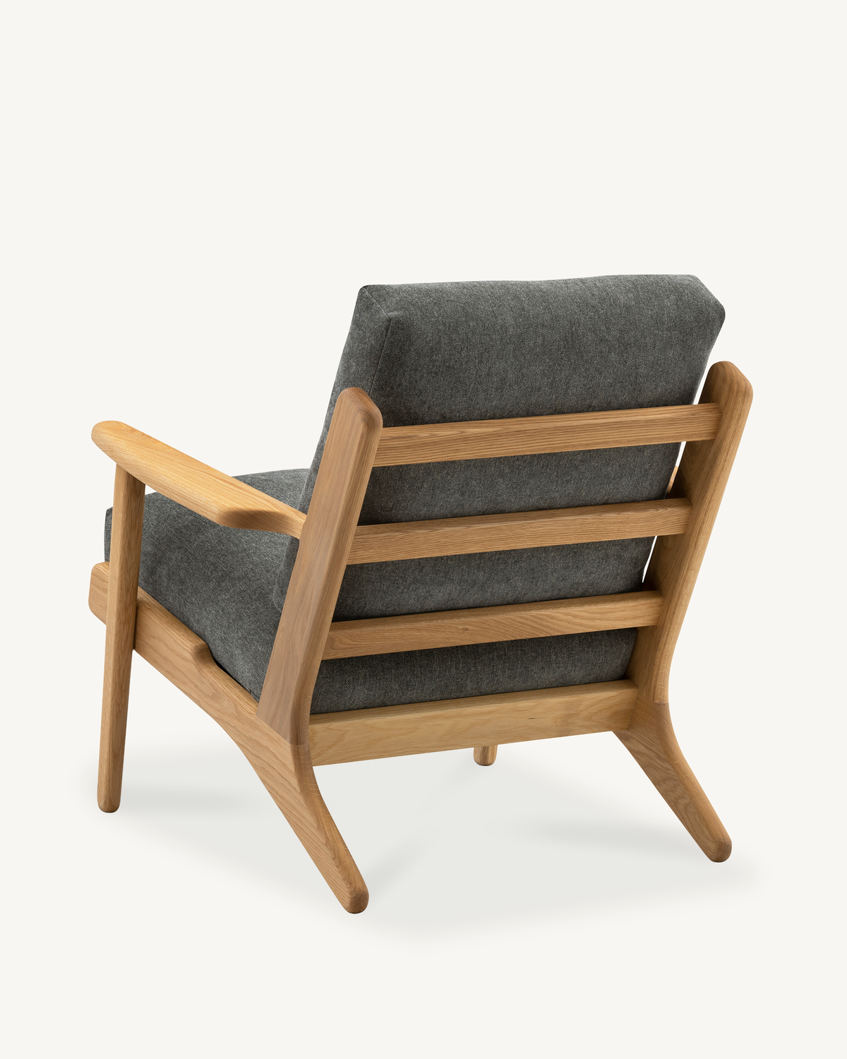 Map Armchair - Oak & Fabric