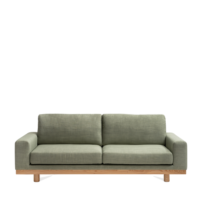 Metsa 3 Seat Sofa - Sage Green