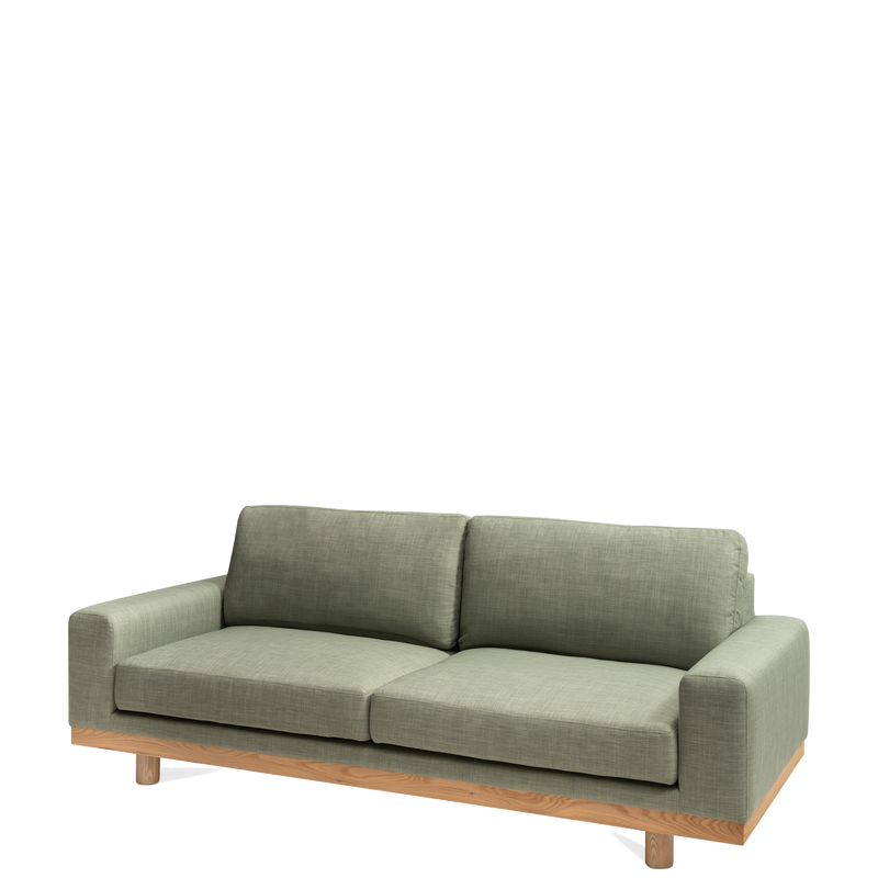 Metsa 3 Seat Sofa - Sage Green