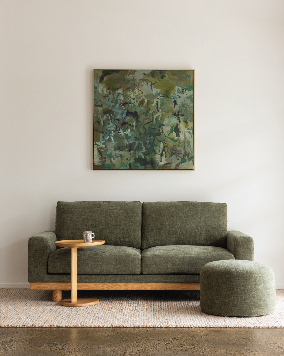 Metsa Ottoman Large - Clover