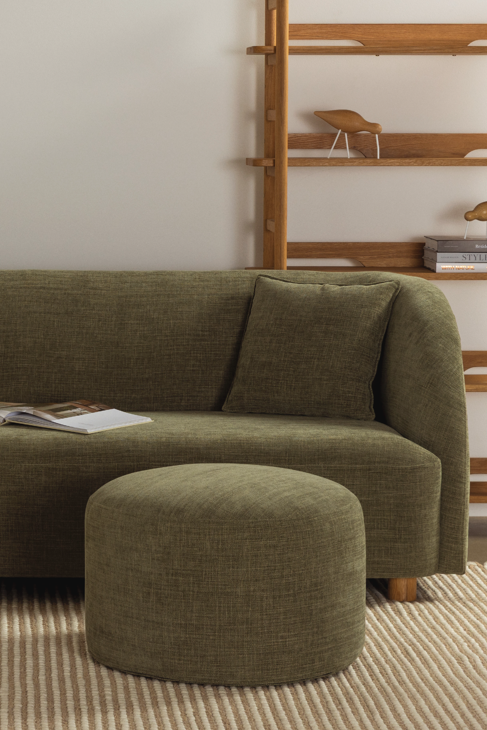 Metsa Sofa Large Ottoman Clover