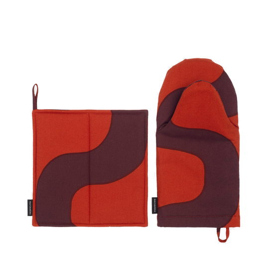 Marimekko Seireeni Oven MItten & Pot Holder Set - FINAL STOCK