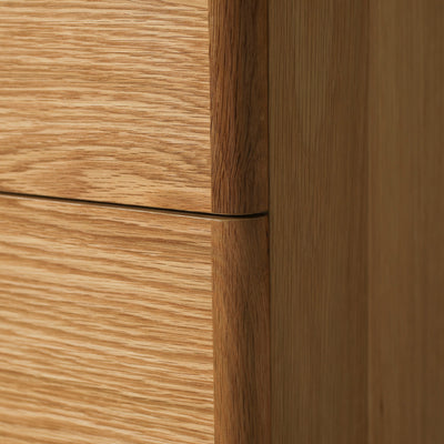 Orrma Wide Chest of 6 Drawers - Oak Nat