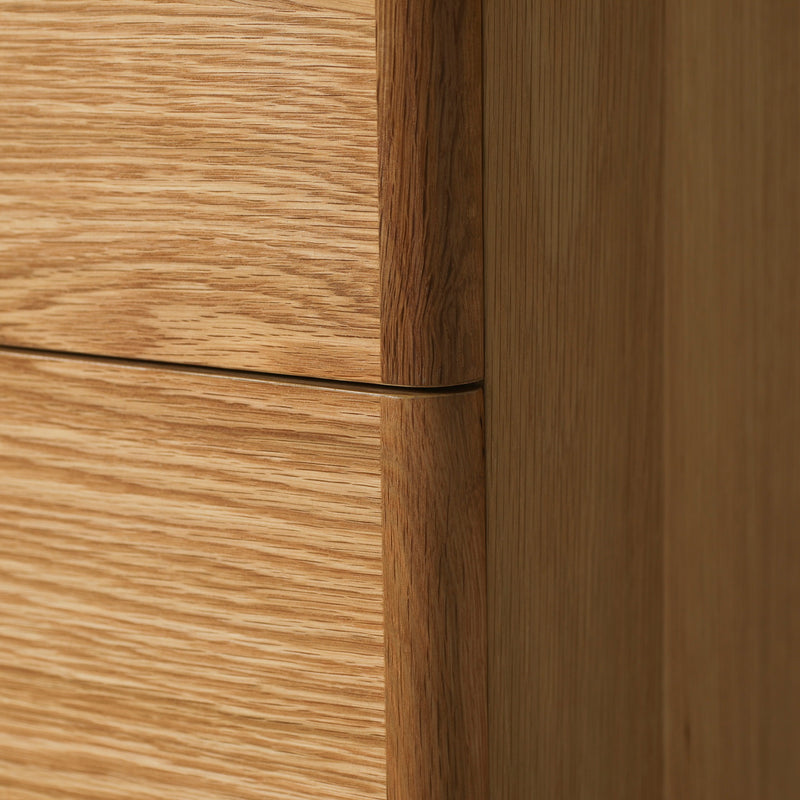 Orrma Wide Chest of 6 Drawers - Oak Nat