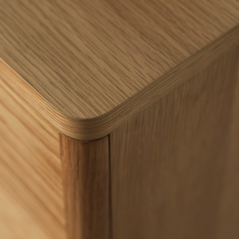 Orrma Wide Chest of 6 Drawers - Oak Nat