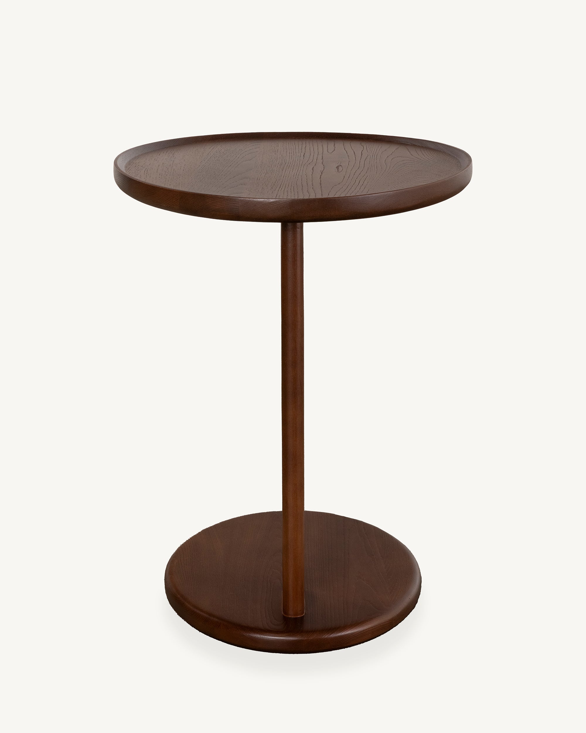 Forma Side Table Solid Elm Walnut