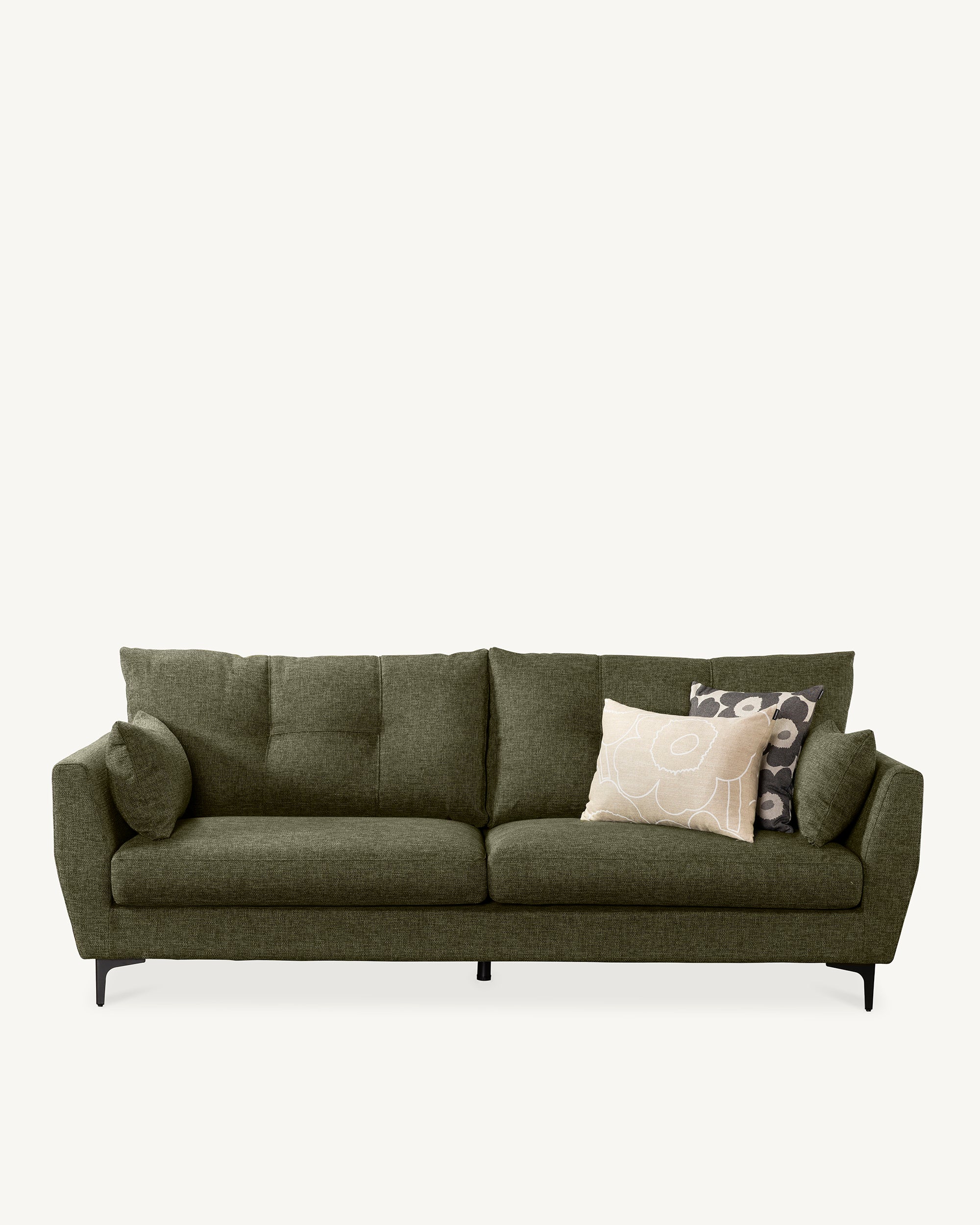 Halmstad 3 Seat Sofa Forest Green Upholstery
